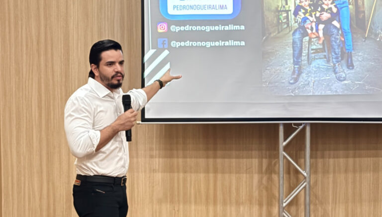 Foto com presidente do CRECI-PI, Pedro Nogueira.