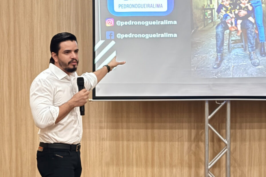 Foto com presidente do CRECI-PI, Pedro Nogueira.